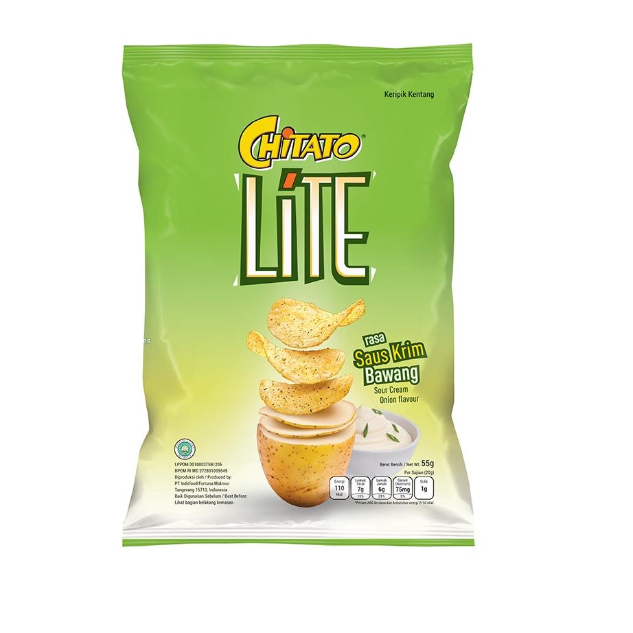 

10.10 Flash Sale Chitato Lite Saus Krim & Bawang 55 Gr - 3 Pcs 