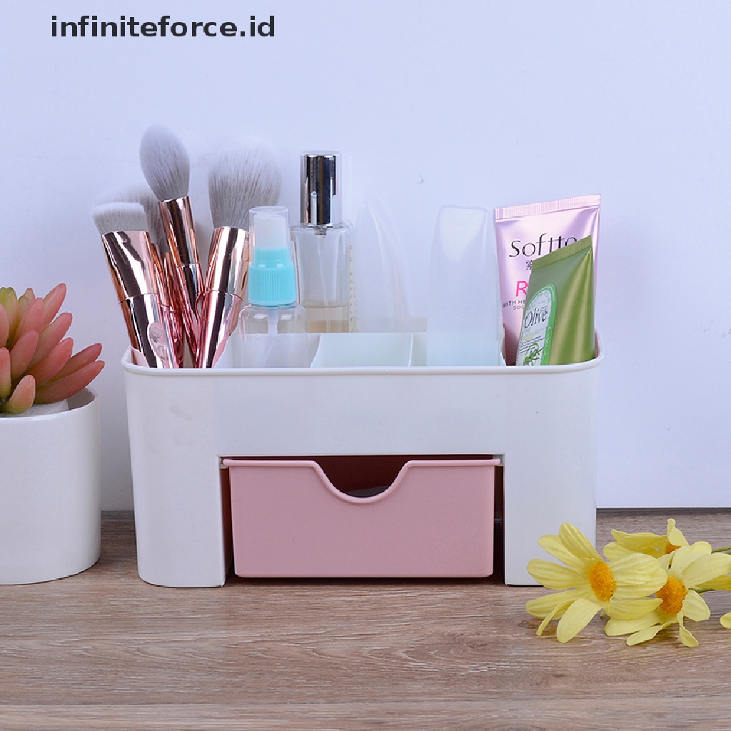 Infiniteforce.id 1pc Kotak Laci Penyimpanan Makeup / Kosmetik Wanita