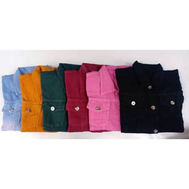 JACKET JEANS WANITA  BIONDY CROP DENIM JAKET LEPIS JINS JAKET CEWE CEWEK JAKET TERBARU-2