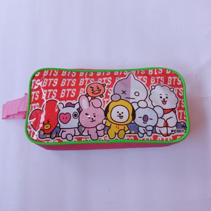 

Kotak Pensil Resleting BT21 Imut dan Lucu-Lucu