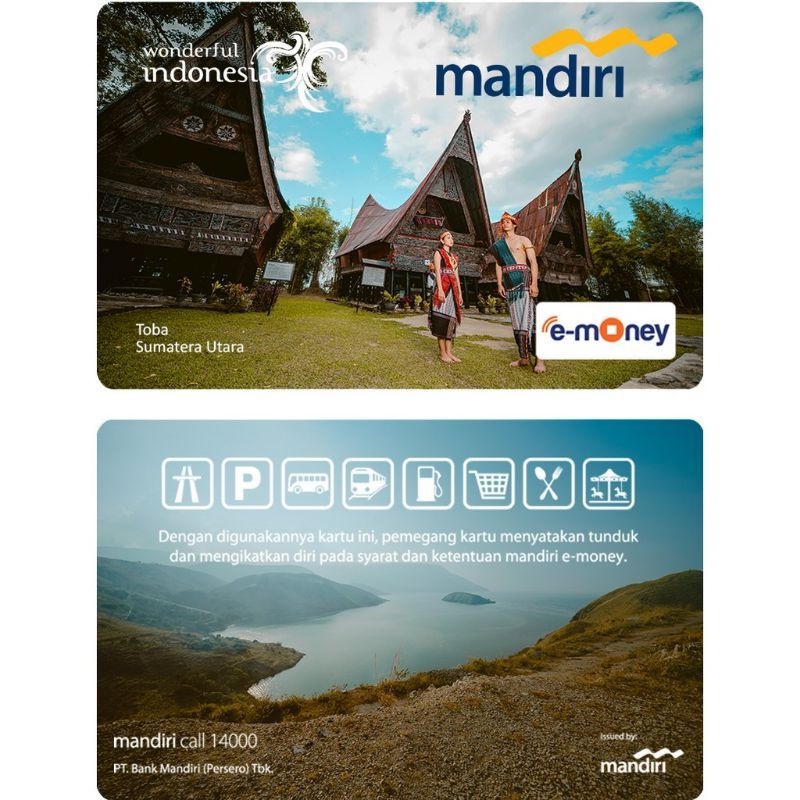 Mandiri e-Money eTOLL Wonderful Indonesia - DANAU TOBA (Sumatera Utara),