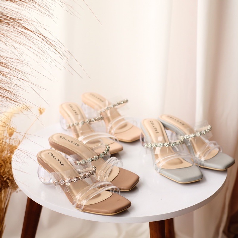 [CELLENE] ITZEL clear heels