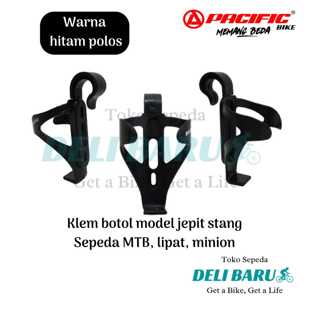 Pacific Klem dudukan botol minum model jepit stang sepeda anak BMX MTB lipat federal minion