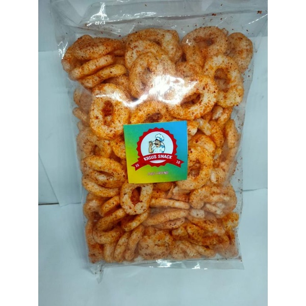 

Krupuk ring pedas/ring pedas