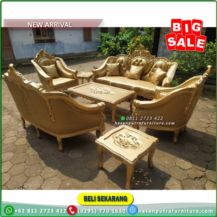 Kursi Tamu Ukir Kursi Sofa Ukir Mewah Sofa Tamu Klasik Mewah Kayu Jati