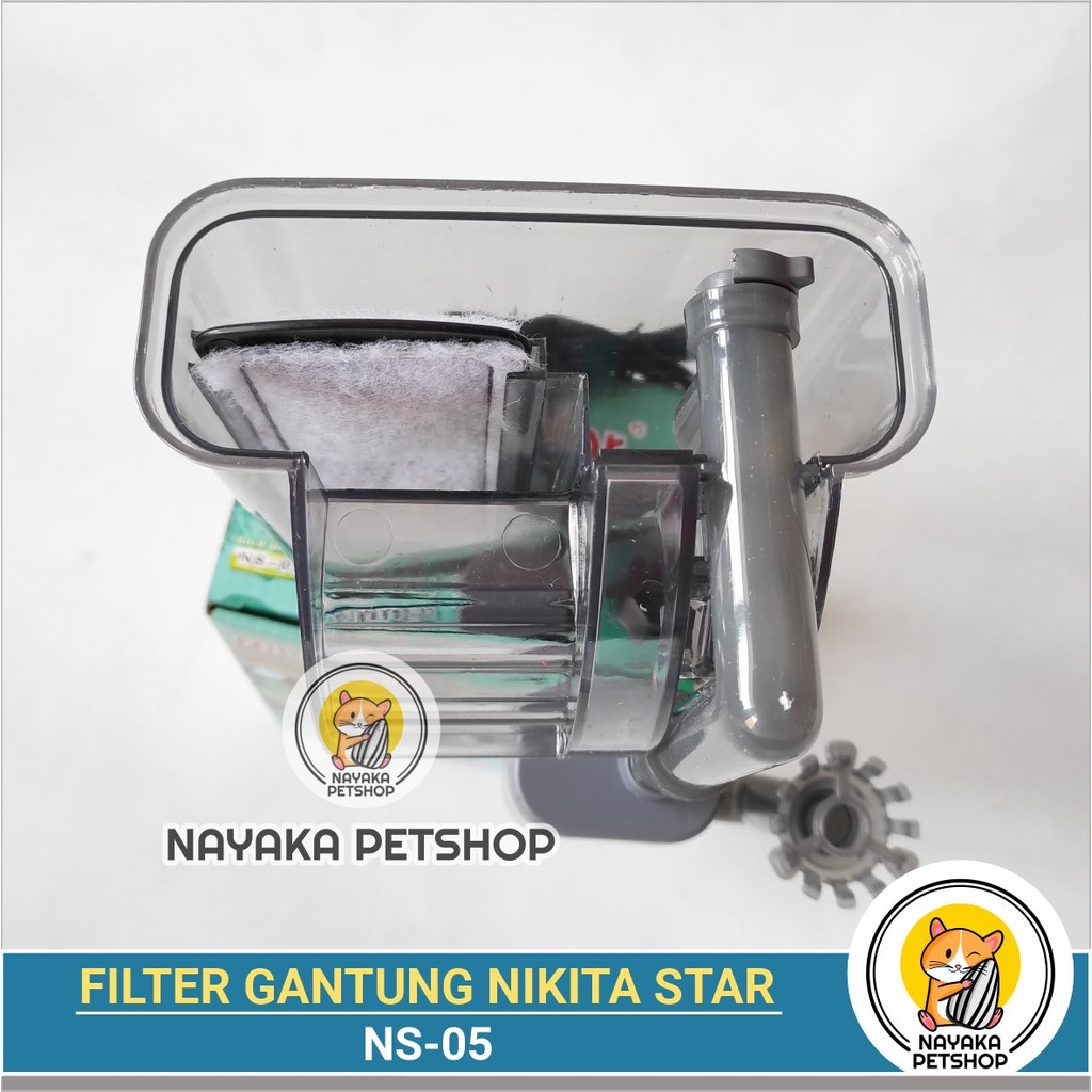 Nikita Star NS 05 Filter Gantung Aquarium Hanging Saringan Air Hang On Aquascape