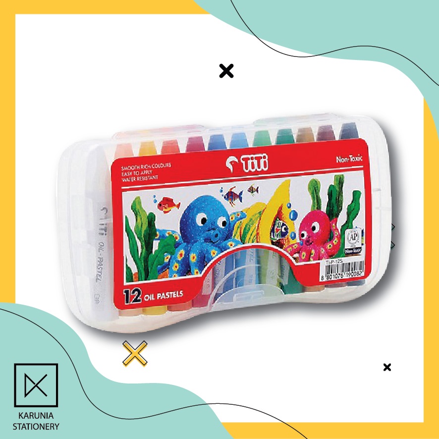 

krayon titi oil pastel isi 12 warna