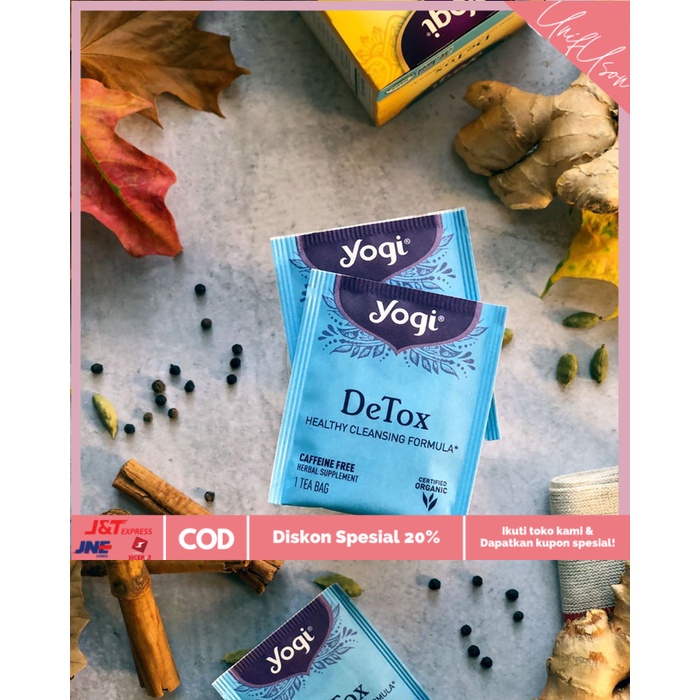 

⭐COD⭐ Yogi Tea | Super DeTox Tea Collection |DeTox + Super Antioxidant