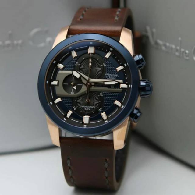 JAM TANGAN ALEXANDRE CHRISTIE COWOK AC 6270 ORIGINAL