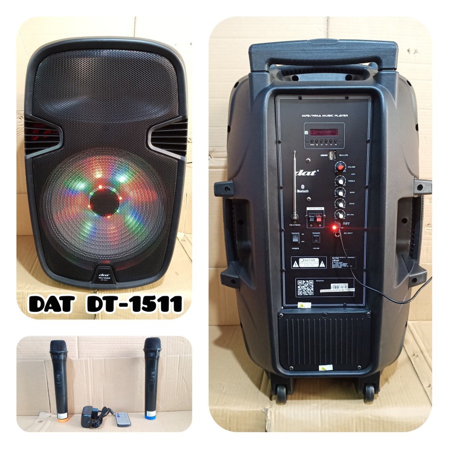 DAT DT 1511 ECO SPEAKER AKTIF 15 INCH PORTABLE