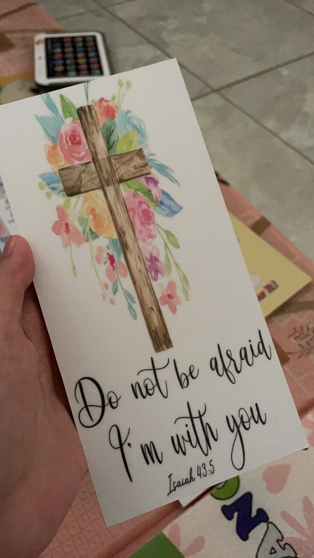 Hiasandinding/rohani/kristen/katolik/bibleverse/posterkayu