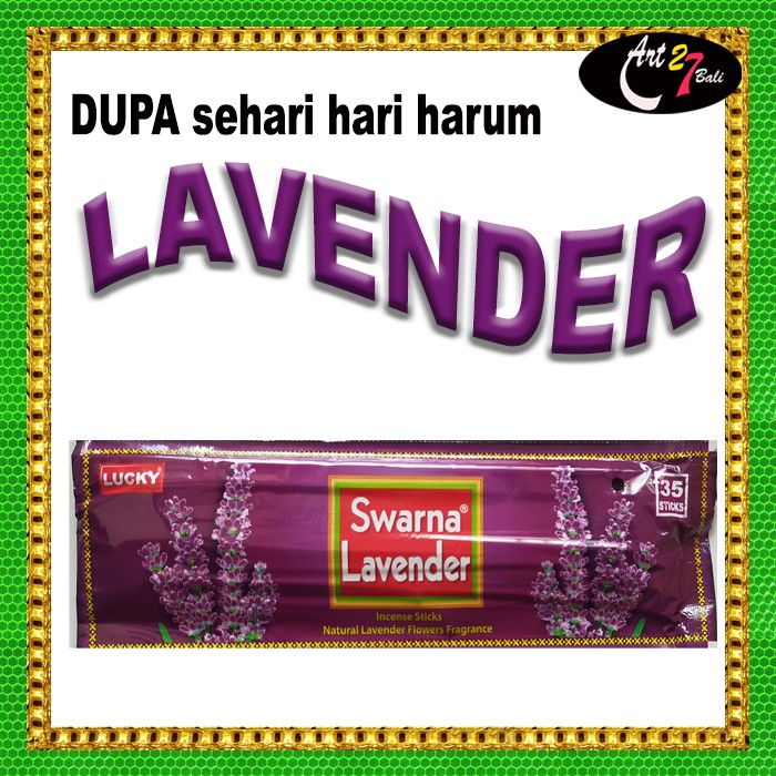 DUPA LUCKY LAVENDER sehari hari original asli wangi harum segar bunga dupa murah pengharum ruangan s