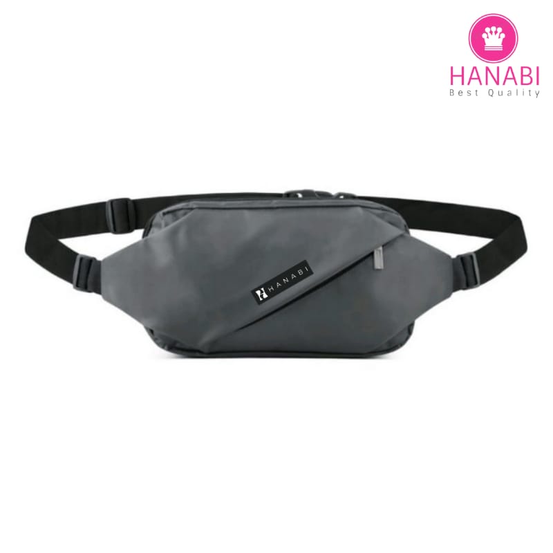 HANABI - Waistbag pria DOUBLE LOOK tas casual