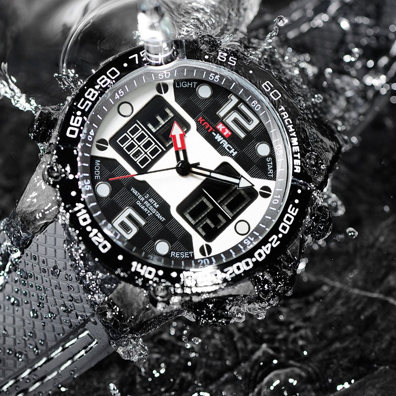 KAT-WACH KT717 Jam Tangan Pria Digital Analog Anti Air WATCHKITE WKOS
