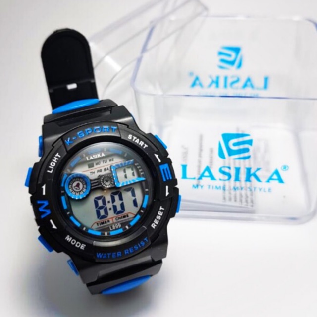 Jam Tangan LASIKA 899 anak remaja anti air ada led sporty digital