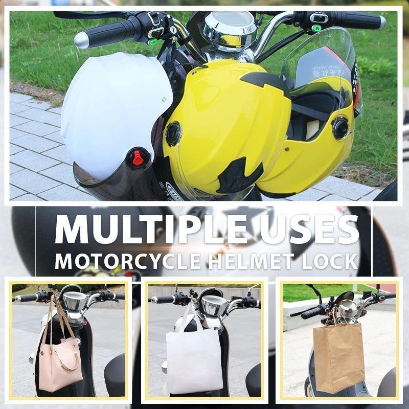 Kunci Pengaman Helm / Stang Sepeda / Motor Anti Maling Portable-2