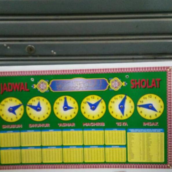 

Papan jadwal shalat manual ➢ Laris ♪ヽ(