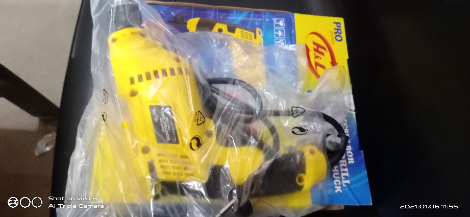 Pro10re Mesin Bor Bisa Kiri Kanan Reverseable 10mm H&l Hl 10 Pro 10re