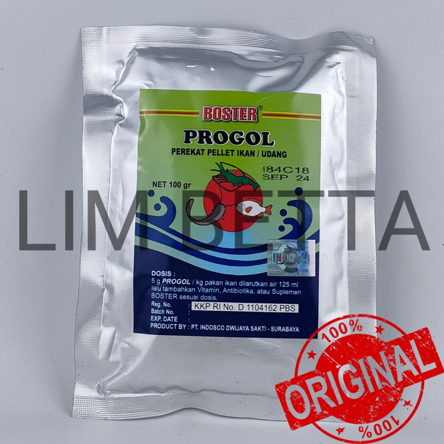 BOSTER PROGOL 100 GRAM / PEREKAT PELET IKAN