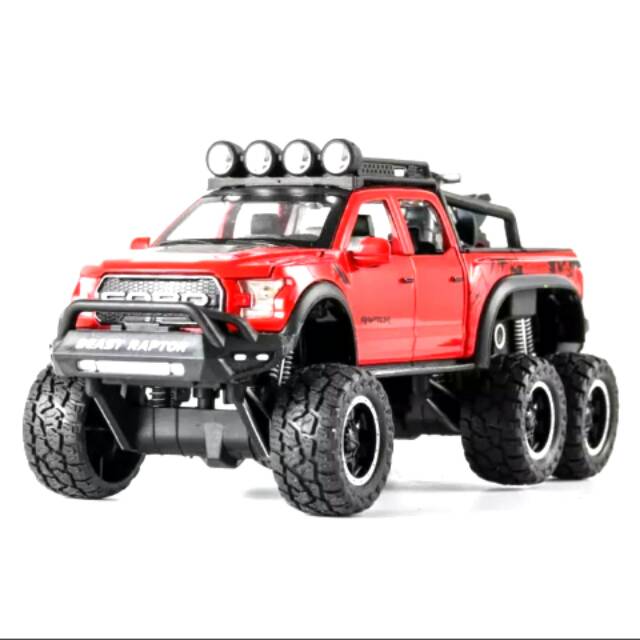 Mobil Mainan  Ford Raptor F150 Offroad 1 28 Diecast 