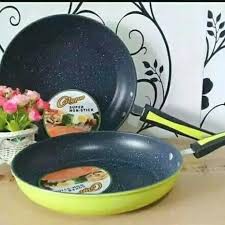 TEFLON CALYPSO WARNA 20CM 22CM 24CM FRY PAN WAJAN ANTI LENGKET