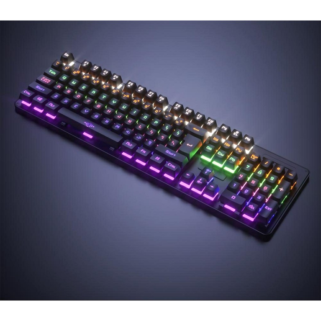 Keyboard Gaming Mechanical RGB Backlight True Mechanic With Numeric