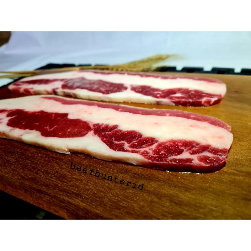 DRAGON KARUBI SLICED - USA ANGUS PRIME BEEF WAGYU KARUBI SLICE - 500 GR