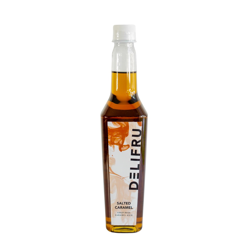 500mL Delifru Salted Caramel Syrup - Sirup Delifru Rasa Salted Caramel