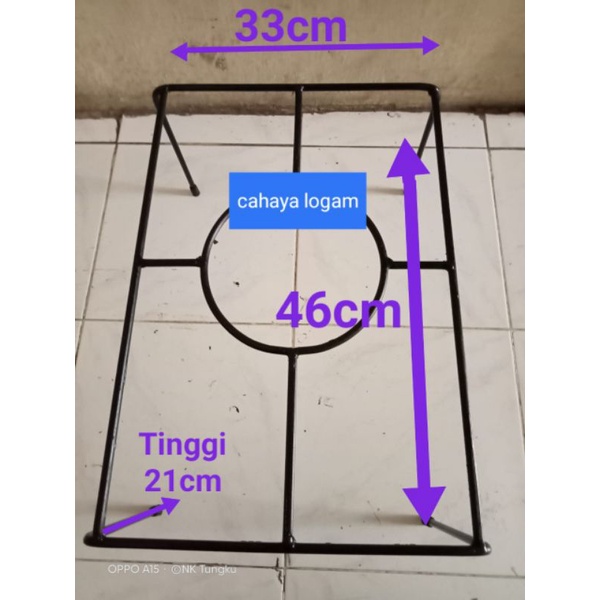 Tatakan behel/tatakan oven tangkring rinai singgel jumbo