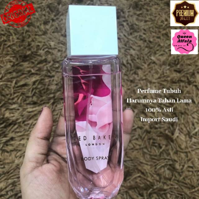 TED BAKER LONDON BODY SPRAY ORIGINAL 150ML IMPORT SAUDI PARFUM TUBUH TAHAN LAMA PERFUME MINYAK WANGI
