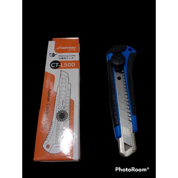 

Cutter Montana | Cutter Tajam | Karet Warna | Cutter L.500