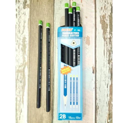 

[ISTY] Pensil 2B P-90 Joyko / pencil ecer / alat tulis komputer / pensil gambar