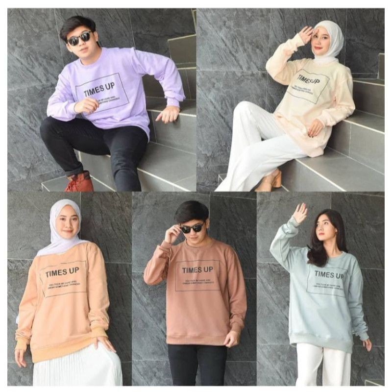 Sweater Times Up Pria & Wanita - Jaket Times Up Berkualitas
