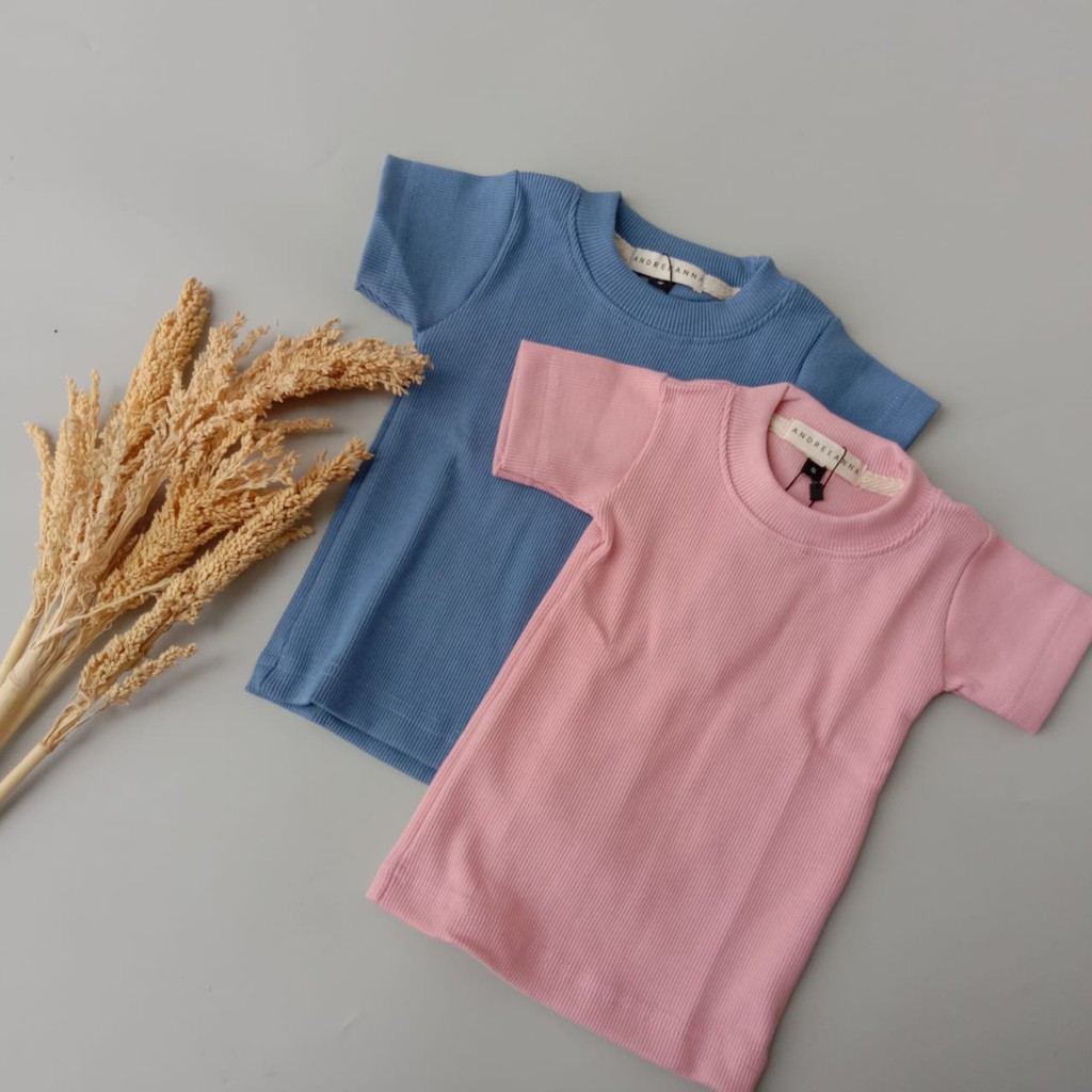 Babygiggles - Andreeanna Rib Tee / Kaos anak