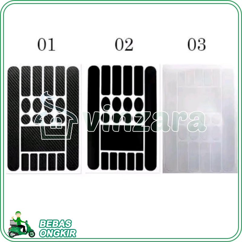 Stiker CARBON Pelindung Frame Sepeda Decal KABEL Sticker Bicycle BATANG Protector Guard untuk MTB BM
