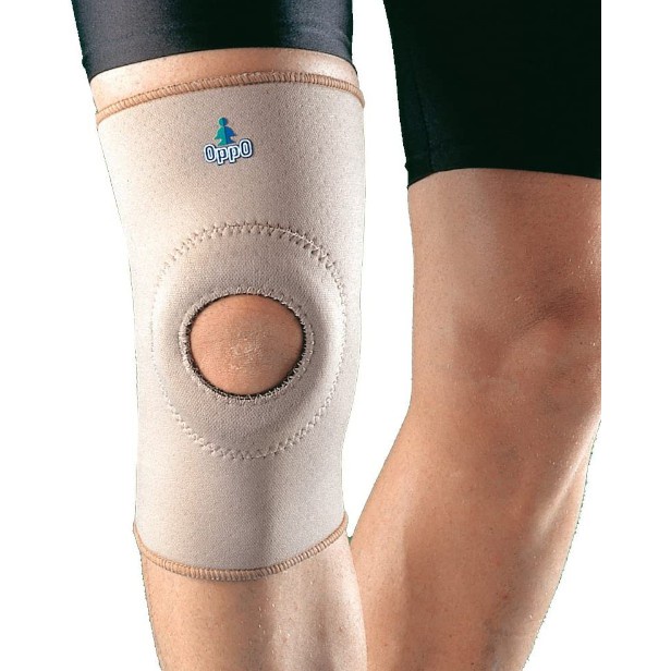 Decker Lutut Lubang Knee Support Deker Lutut Panjang Penyangga Kaki Sakit Oppo 1021