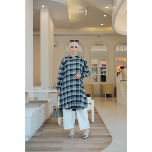 TUNIK  FLANEL IMPORT BUSUI WHUDU FRENDELY