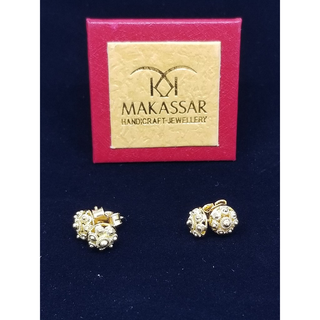 Anting Giwang Emas Asli Model Borobudur 875