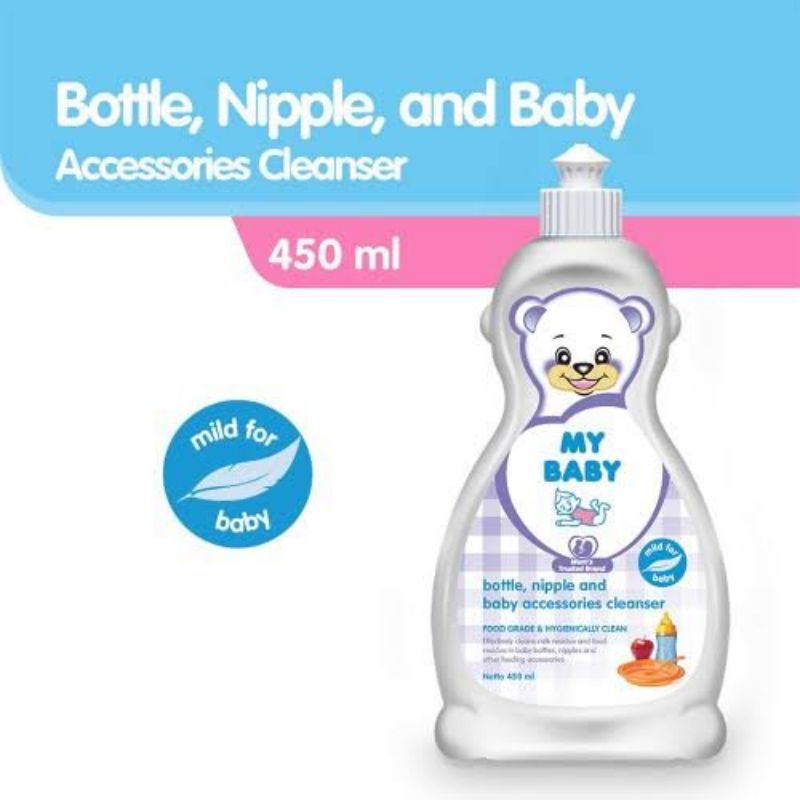 My Baby Bottle, Nipple, and Accesories Cleanser (Kemasan Botol 450 ml dan Refill 400 ml)