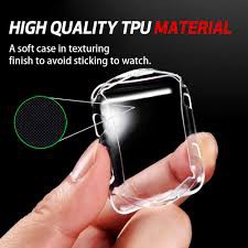 Soft Case Watch 1 2 3 4 5 44mm 42mm 40mm 38mm Protective Bening Screen Protector IwoSmartwatch