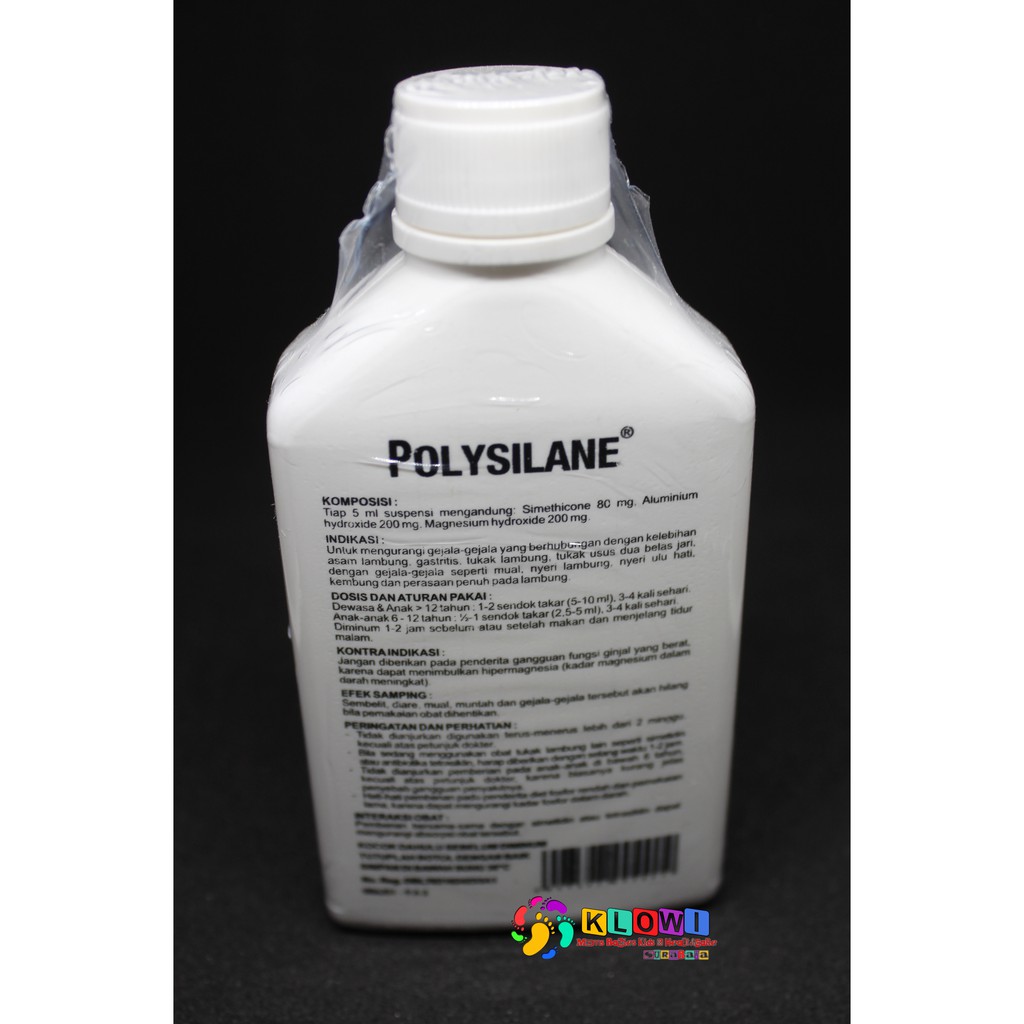 Polysilane Suspensi 100 mL isi 1 Botol / Obat Maag / Obat Kembung