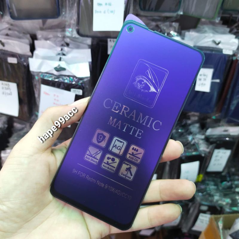 Redmi Note 9 Note 9 Pro anti gores ceramic matte anti blue