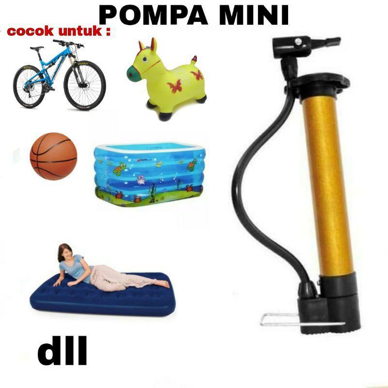 Pompa Ban Mini Portable Hidrolis/Angin Untuk Speda Dan Motor/POMPA ANGIN HIDROLIK POMPA BAN SEPEDA MINI PORTABLE POMPA MULTIFUNGSI BOLA KASUR ANGIN KOLAM