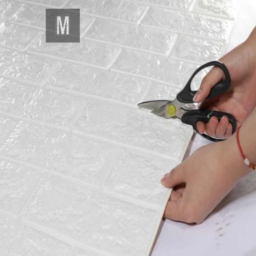 [BISA COD] Wallpaper Dinding Stiker Wallfoam 3D Sticker Dekorasi Kamar Rumah Murah Motif Bata-2