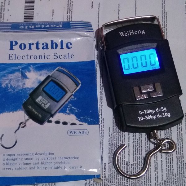 Timbangan Gantungan Digital Weiheng - Elektronik Portable Scale