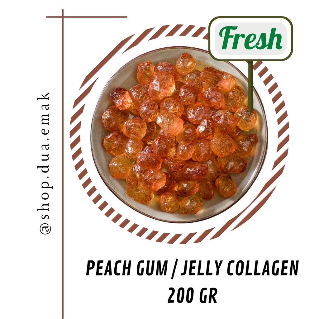 

Peach Gum Grade Super A+ Dessert Collagen - 200gr