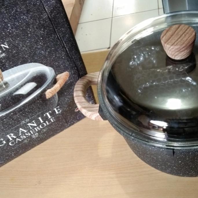 Panci Debellin granite casserole Cookware 28 cm