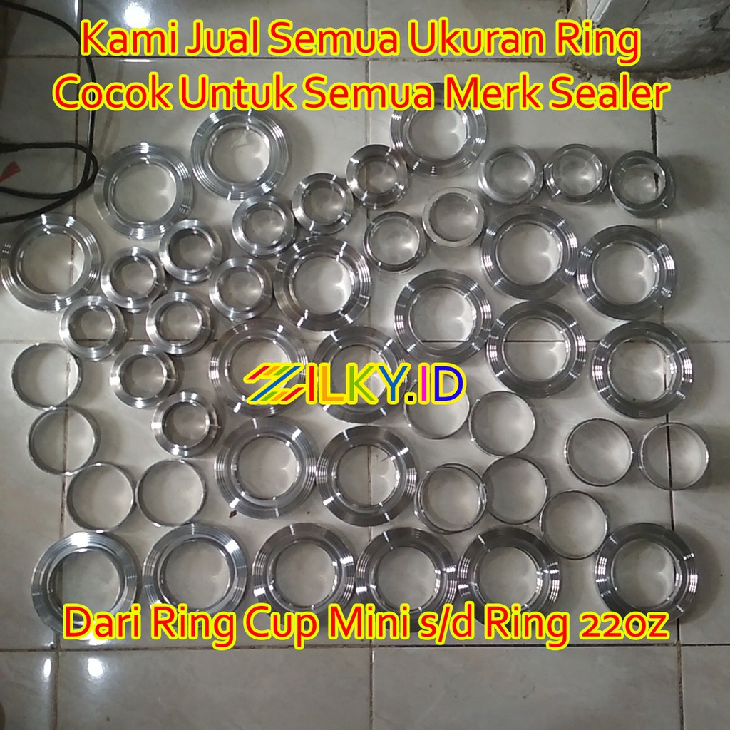 Ring Sealer Tutup Cup Kecil Mini 50ml 60ml 65ml Agar Ager Puding Bkn Aqua Frutang Eton Powerpack