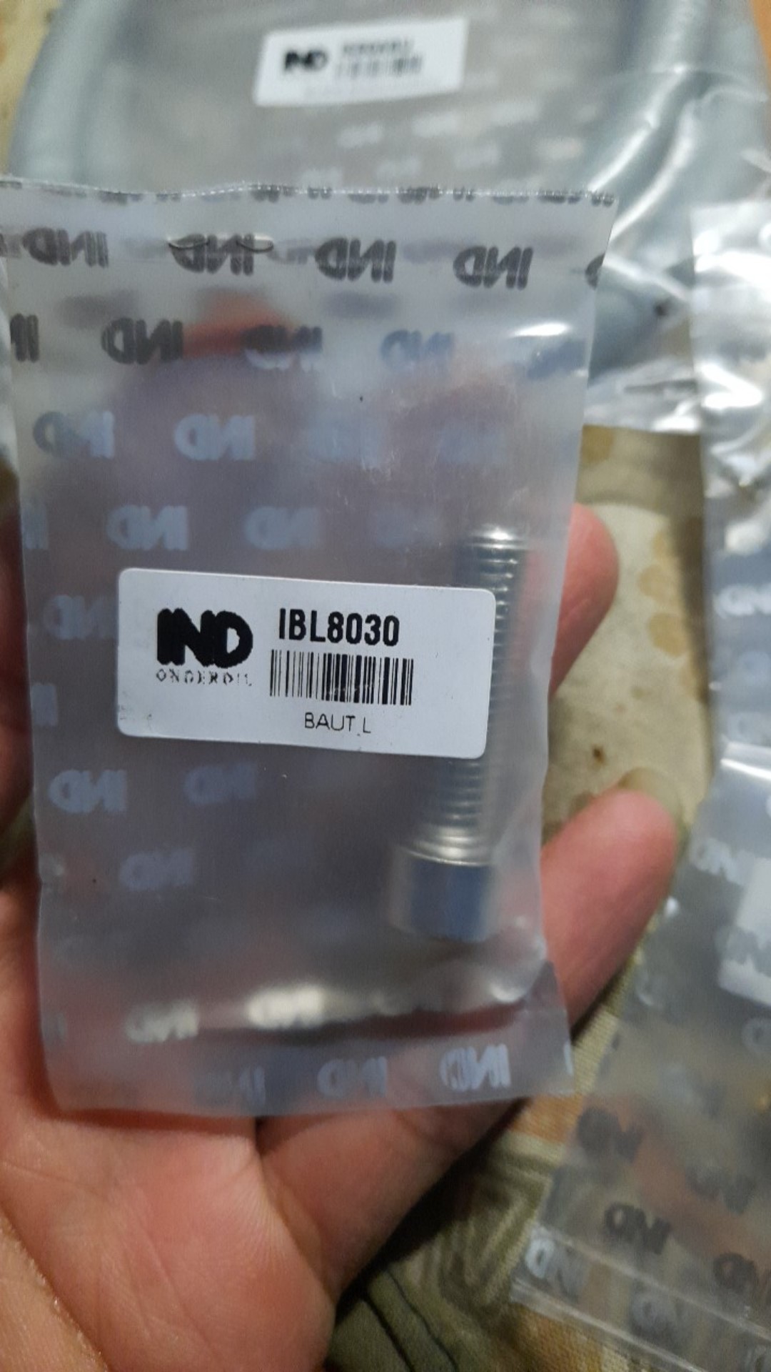 Baut-baud-bolt L-l6 M8x30-8x30-m 8 X 30 Kunci-k 6 P-pitch 1.25