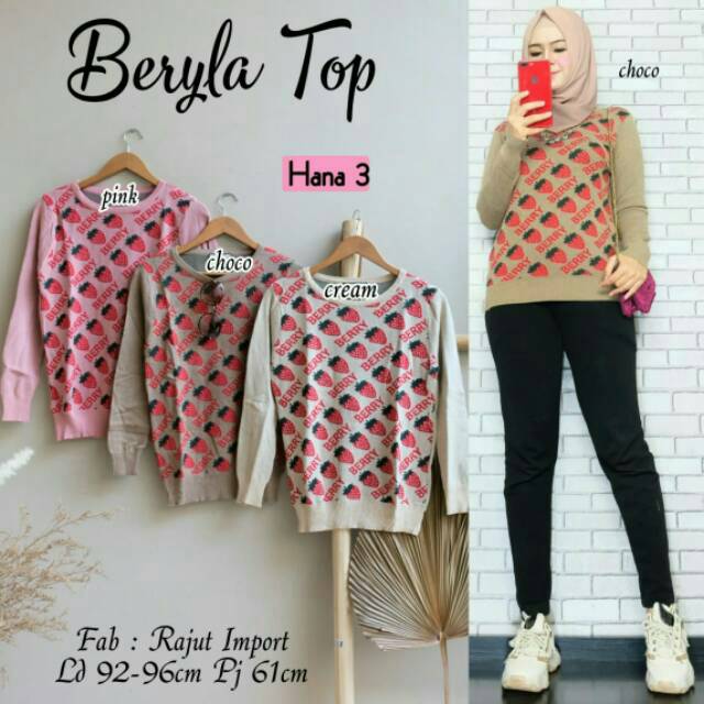 Beryla top rajut